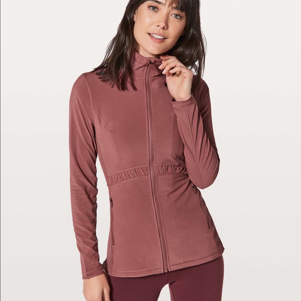 Lululemon Round Trip Zip Up Jacket - Pink - Sz 6
